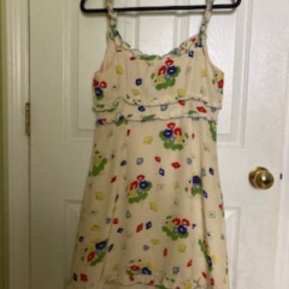 Anthropologie Odille Buttercup Silk Dress - Picture 3 of 6